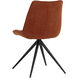 Freya Danny Rust Swivel Dining Chair, Swivel